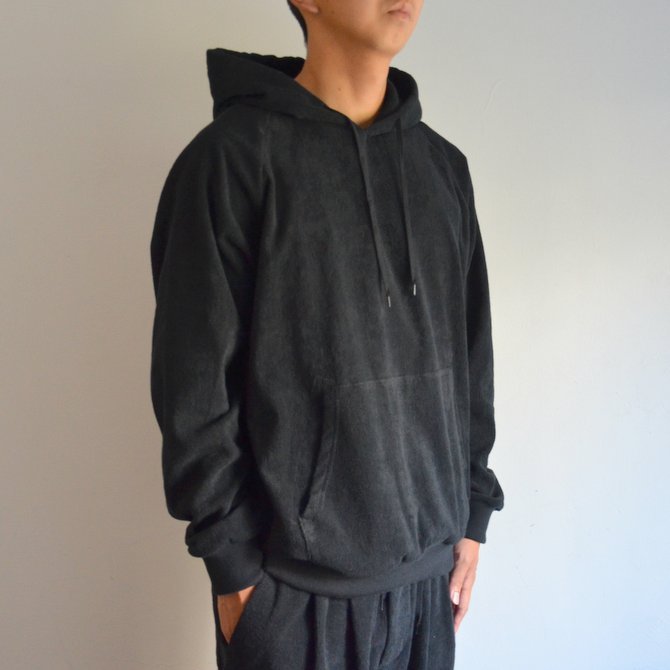 y30% OFF SALEzTHING FABRICS(VO t@ubN)/ Hoodie (Short Pile) -Black- #TFIN-1304(2)