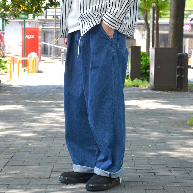 MARKAWARE(マーカウェア)/ 1 TACK WIDE JEANS -INDIGO- #A17C-14PT02C