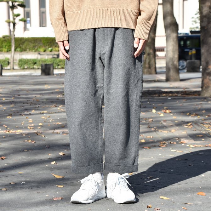 40% OFF SALE】 Whowhat (フーワット) GUM SLACKS -GRAY- #WH-1802-P3