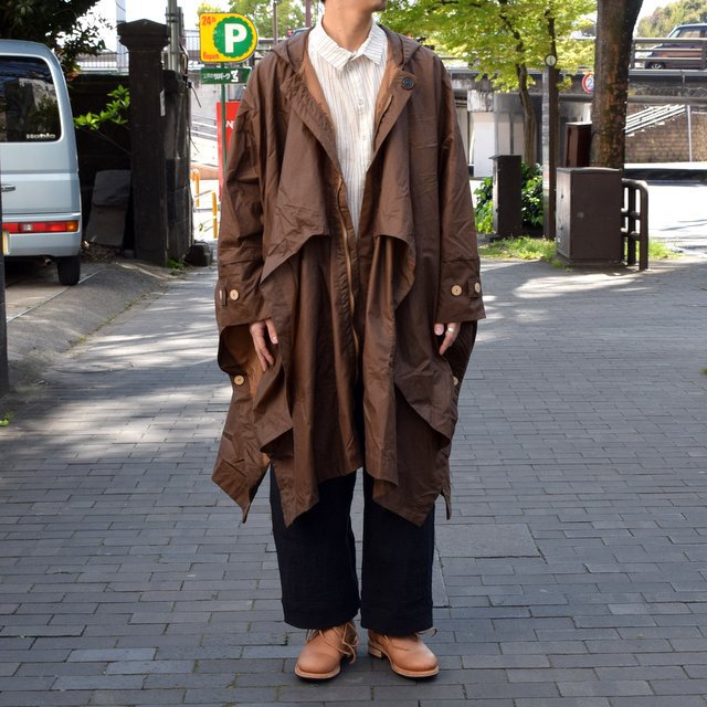 2019 SS】 toogood(トゥーグッド) / THE MESSENGER CAPE WAXED COTTON 