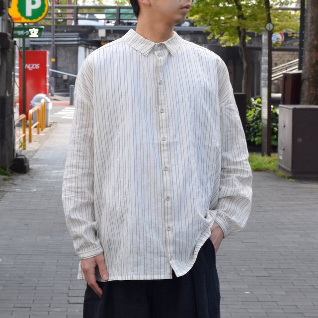 y2019 SSz toogood(gD[Obh) / THE DRAUGHTSMAN SHIRTS WIDE -TICKING STRIPE-(2)