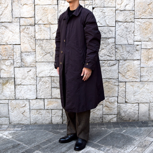 SCYE BASICS(サイベーシック)/P/N Garment Dyed Balmacaan Coat