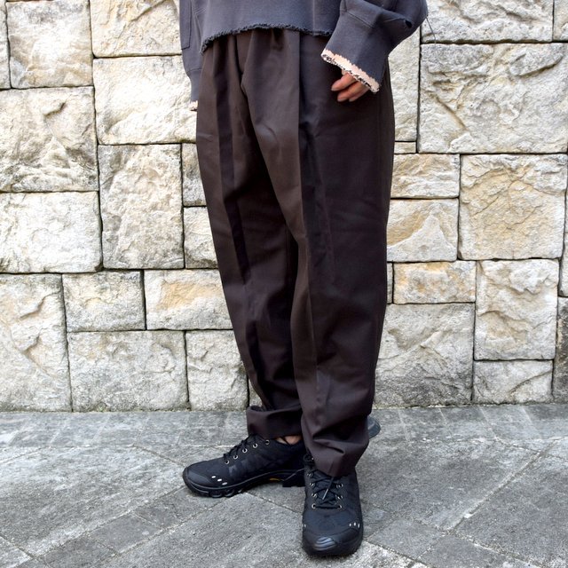 stein(V^C)/ WIDE TAPERED TROUSERS -C.BROWN- #ST178-1(2)