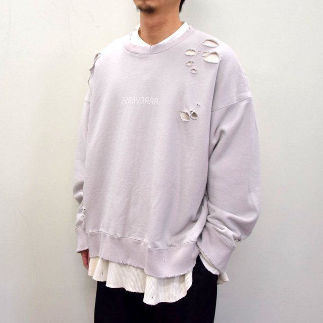 stein シュタイン OVERSIZED SWEAT LS LAYERED