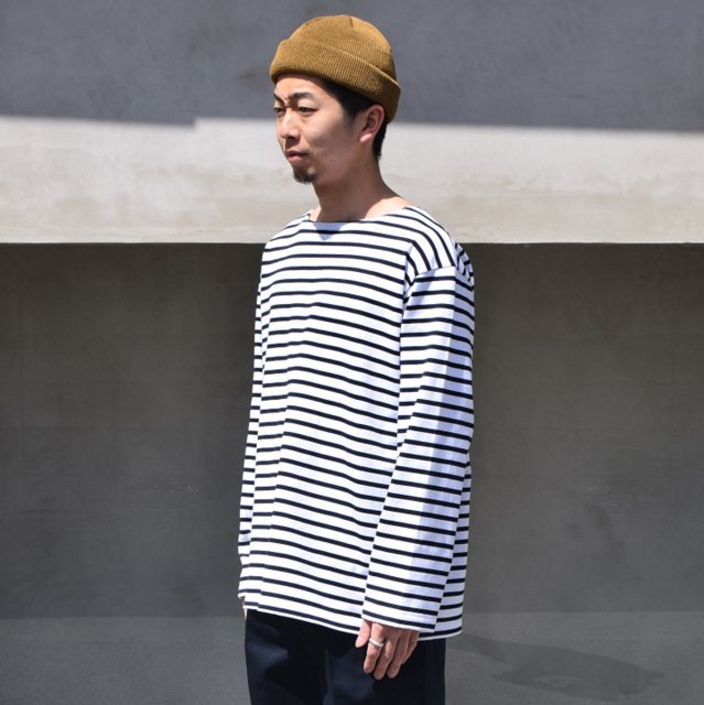 BROWN by 2-tacs (ブラウンバイツータックス)/ CR-BASQUE -WHITE×NAVY ...