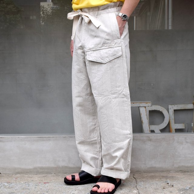 SUS-SOUS (シュス)/ TROUSERS MK-1 -NATURAL- #05-SS01012(2)