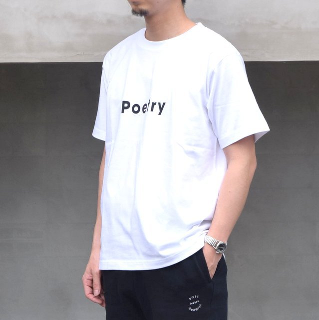POET MEETS DUBWISE(ポートミーツダブワイズ) / Poetry T-Shirt -WHITE 