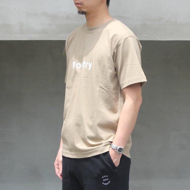 POET MEETS DUBWISE(|[g~[c_uCY) / Poetry T-Shirt -SAND- PMDHP-0208-SA(2)