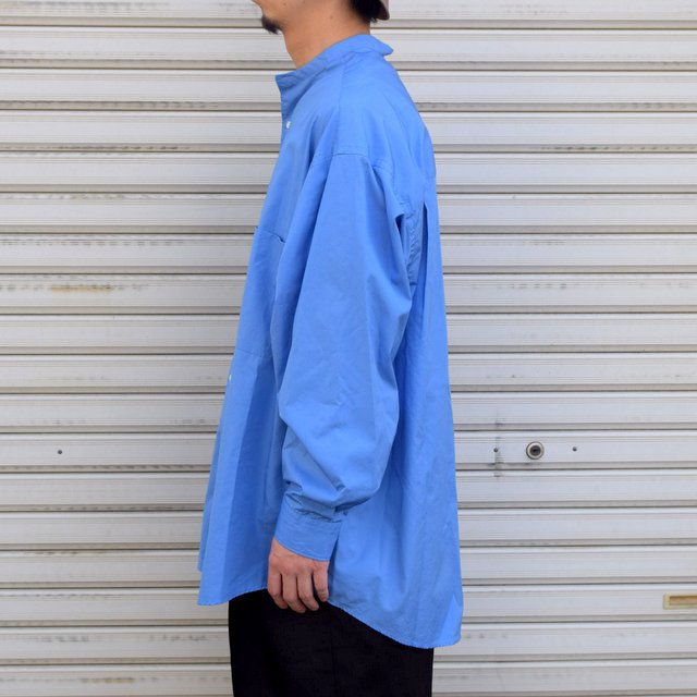 Graphpaper (グラフペーパー)/ BROAD OVERSIZED L/S BAND COLLAR SHIRT -3Color- #GM213-50111B(2)