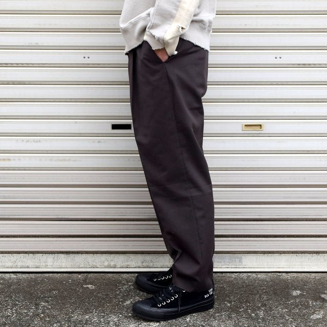 stein(V^C)/ WIDE TAPERED TROUSERS -GR.BROWN- #ST278-1(2)