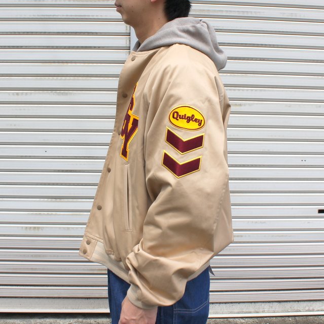 まとめ買いでお得 Quigley PULLOVER VARSITY JACKET | artfive.co.jp