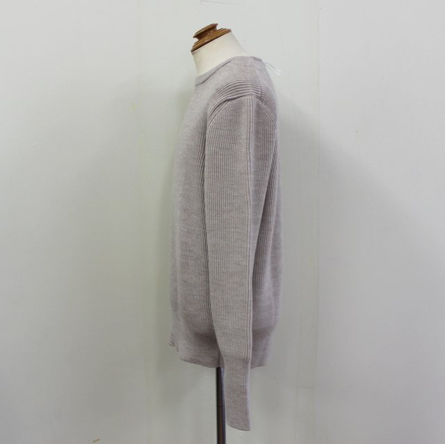 SUS-SOUS (シュス)/ BOATNECK KNIT -SAND- #06-SS02315(2)