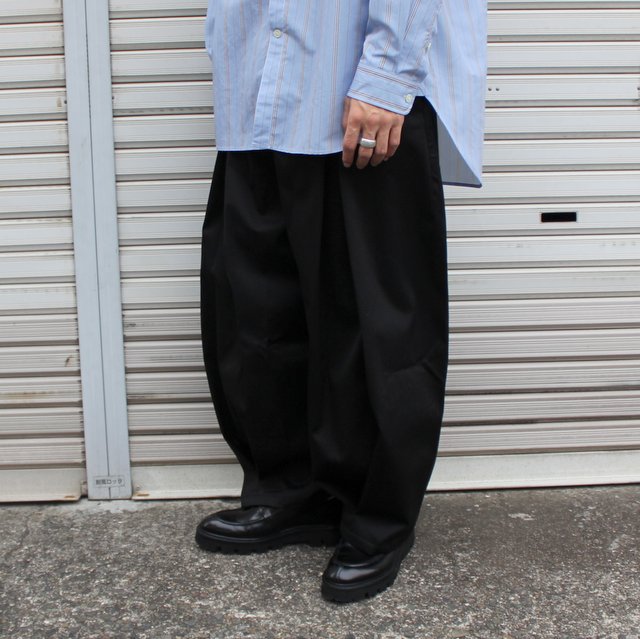 sage NATION / BOXPLEAT TROUSERS #S011／acoustics Men's