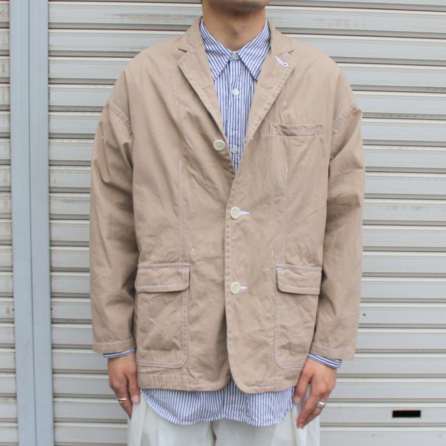 CASE STUDIES(P[X X^fB[Y) / COTTON TWILL JACKET -LIGHT BEIGE- (2)