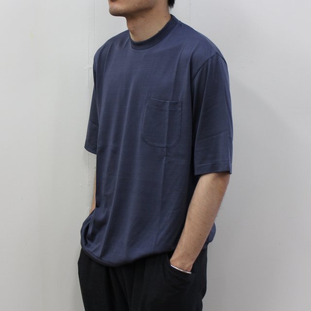 MAATEE&SONS(マーティーアンドサンズ)/ Washable SILK Pocket Tee