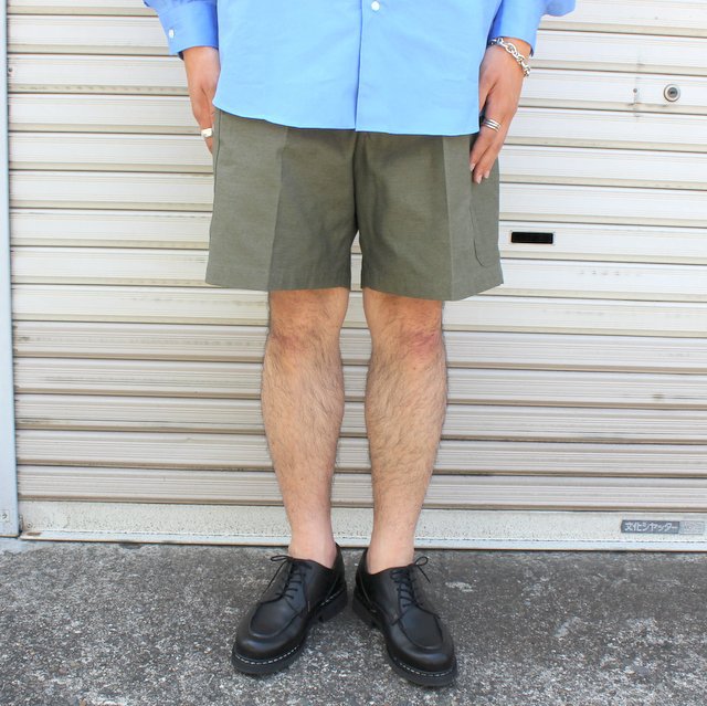 NEAT PLASTIC DENIM CARGO SHORTS - ショートパンツ