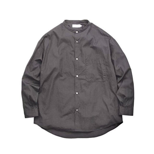 Graphpaper (グラフペーパー)/ BROAD OVERSIZED L/S BAND COLLAR SHIRT -6Color- #GM223-50062B(2)