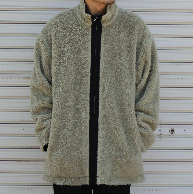 stein(シュタイン)/ WOOL BOA ZIP LONG JACKET -2COLOR- #ST418 ...