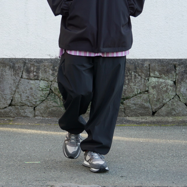 美品】Semi-Dull Poplin Track Pants gray-