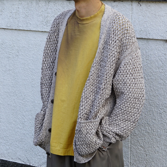 YOKE([N)/MESH CARDIGAN #YK23SS0496S(2)