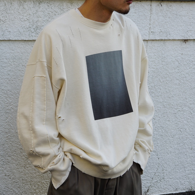 stein(シュタイン)/ OVERSIZED REBUILD SWEAT LS -2COLOR- #ST525-1