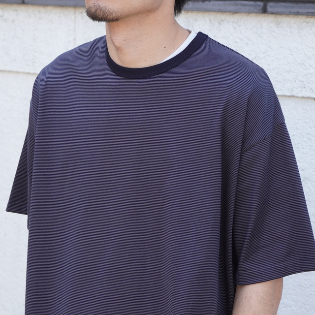 Graphpaper (グラフペーパー)/ NARROW BORDER S/S Tee -2COLOR- #GU231