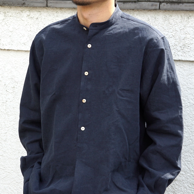 MAATEE&SONS(マーティーアンドサンズ)/ 極上LINEN厚 PULL OVER SHIRTS  #MT3103-0605A(2)
