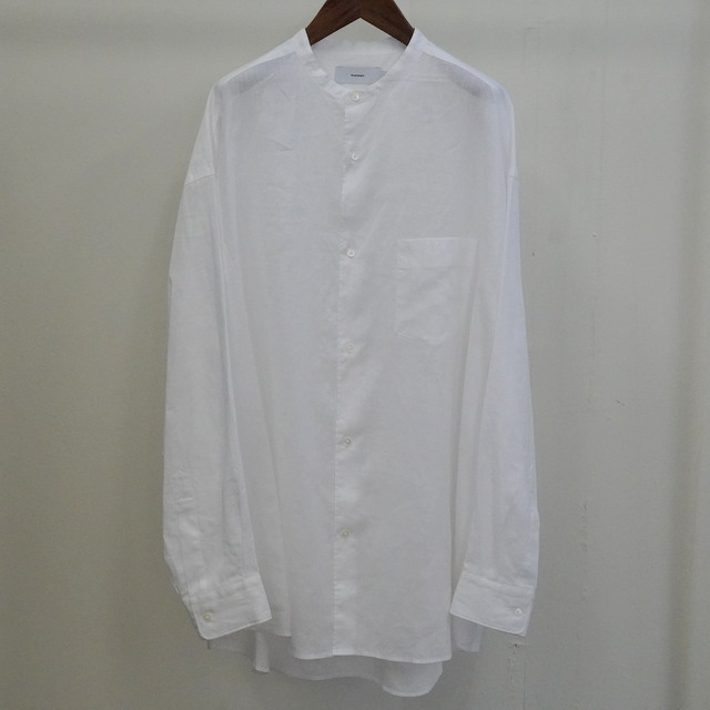 Graphpaper (グラフペーパー)/ Linen L/S Oversized Band Collar Shirt -2color- #GM232-50062B(2)