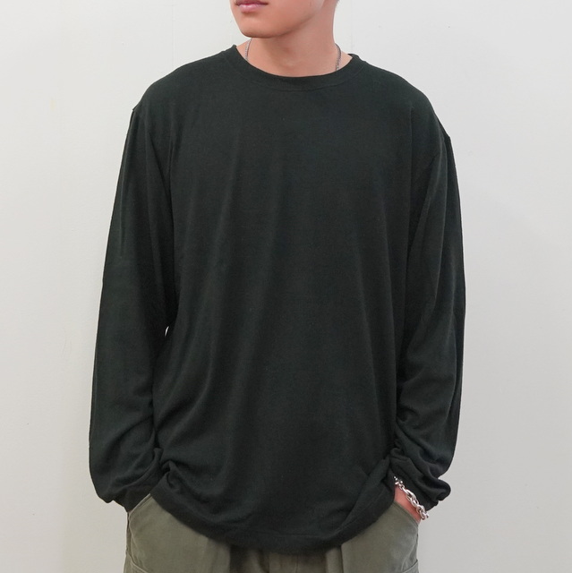 MITTAN(ミッタン) / 強撚絹紬糸ロングTシャツ -2color- #T-13(2)