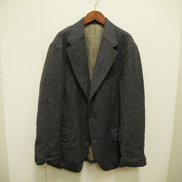 【23AW】A.PRESSE(ア プレッセ)/ Tweed Tailored Jacket -CHARCOAL- #23AAP-01-18H(2)