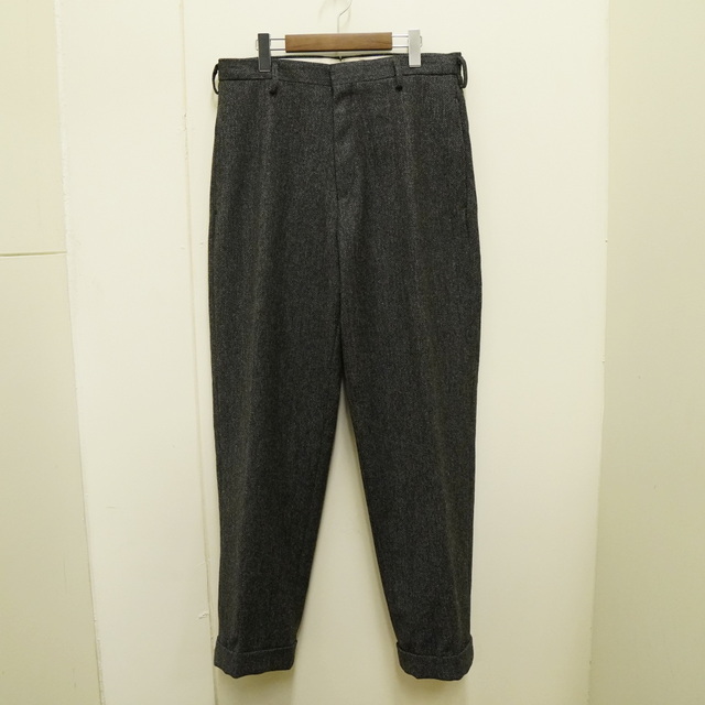 【23AW】A.PRESSE(ア プレッセ)/ Tweed Trousers -CHARCOAL- #23AAP-04-03H(2)