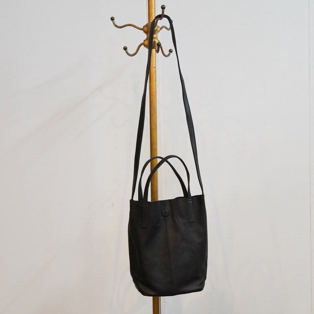 y24AWzMorphee(tF) / 2WAY SMALL TOTE(LONG) -BLACK,CHARCOAL- #SL-103(2)