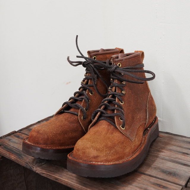 GRIZZLY BOOTS(OY[ u[c) BLACK BEAR -BROWN ROUGH OUT-(2)