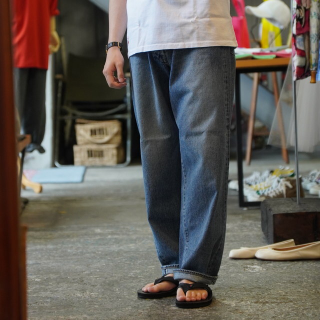 ULTERIOR(AeA) / VINTAGE WASHED SELVEDGE DENIM 5P PANTS -FADED BLUE- #UPJ05-KC224-B(2)