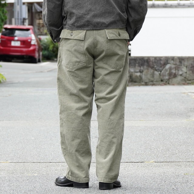 y25AWzHERILL(w)/ US ARMY HBT Bakerpants -Olived Drab- #25-030-HL-8030(2)