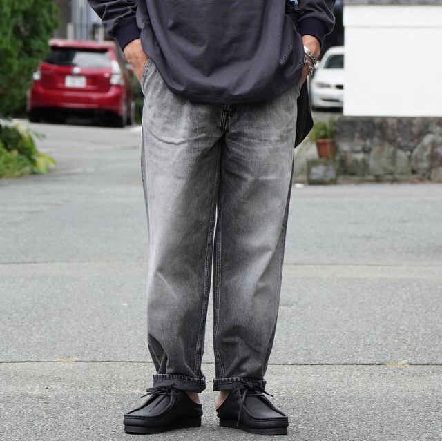 Graphpaper (Oty[p[)/ Selvage Denim Two Tuck Tapered Pants -LIGHT FADE-  #GU253-40060LB(2)
