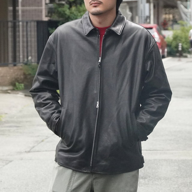 25AW】HERILL(ヘリル)/ Lambleather Jacket -BLACK- #25-011