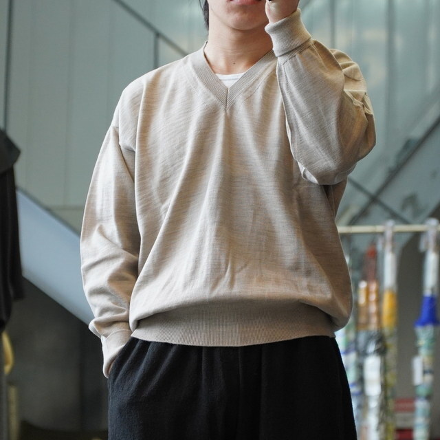  Olde H&Daughter(I[hGC`Ahh[^[)/ BASIC WOOL V P/O -2color- #BK093(2)