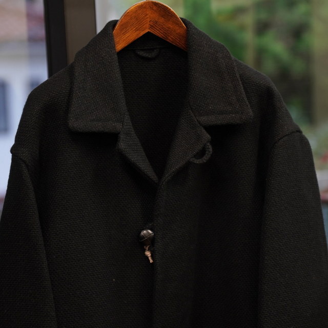 y25AWzHERILL(w)/ Cashmere linenmat Chimayo Jacket -Black- #25-011-HL-8210-30(2)