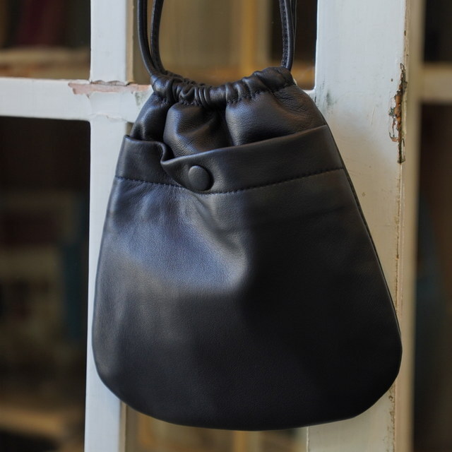 y25AWzCCU(V[V[[)/ DRAWSTRING BAG -BLACK- #BG-32-C-SHEEP-4(2)