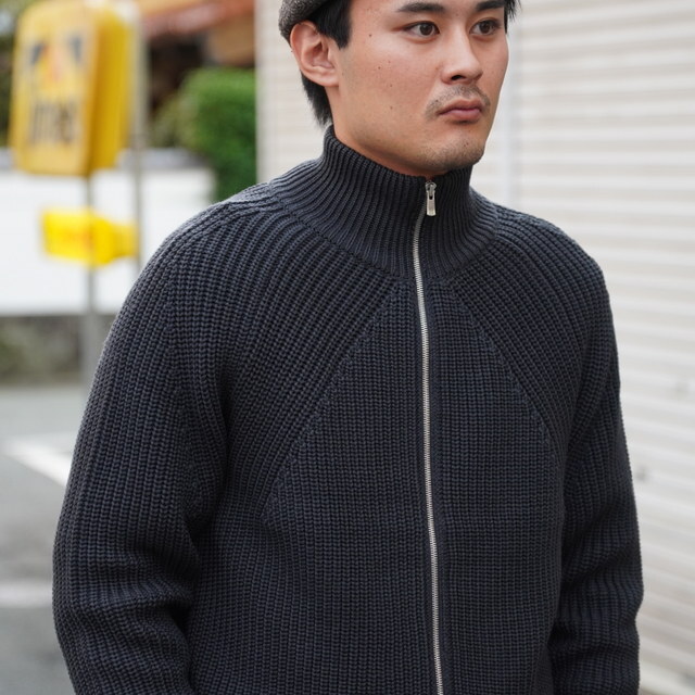 y25AWzBATONER(ogi\) / SIGNATURE DRIVERS KNIT - DARK GREEN~NAVY, CHARCOAL BLUE, BLACK- #BN-25FM-040(2)