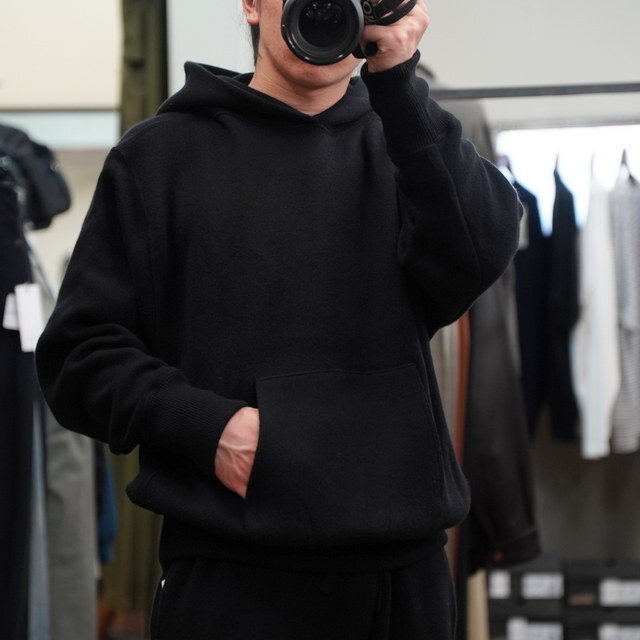 y25AWzHERILL(w)/ GCtwist Hooded  -BLACK,NATURAL- #25-080-HL-8110-30(2)