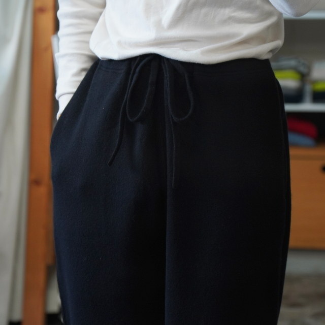 y25AWzHERILL(w)/ Golden cash Sweat pants -BLACK- #25-080-HL-8180-30(2)