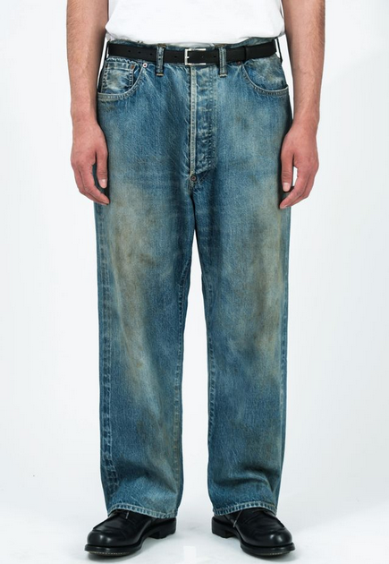 �y26SS�z A.PRESSE(�A �v���b�Z)/ No.37 Washed Wide Pants -INDIGO- #26SAP-04-21(2)