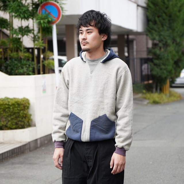 �y26SS�z A.PRESSE(�A �v���b�Z)/ Vintage Attached Hood Sweat Parka -OATMEAL- #26SAP-05-15(2)