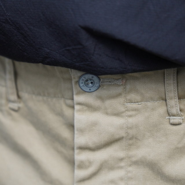 �y26SS�zBOWWOW(�o�E���E)/41 KHAKI TROUSERS AGED -KHAKI- #BW261-4KT(2)