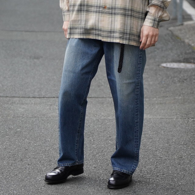 �y26SS�z A.PRESSE(�A �v���b�Z)/ No.22 Washed Wide Denim Pants -INDIGO- #AP-4003(2)