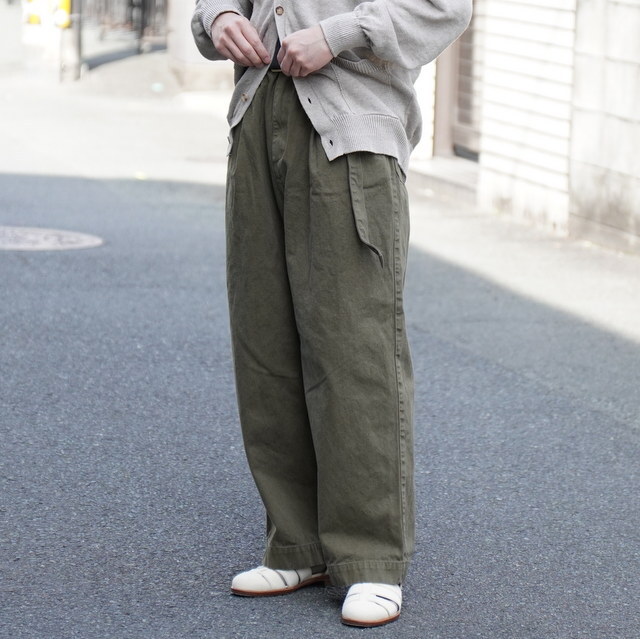 �y26SS�zGurank(�O�����N)/ CH belted work pants -KHA- #2607HB(2)