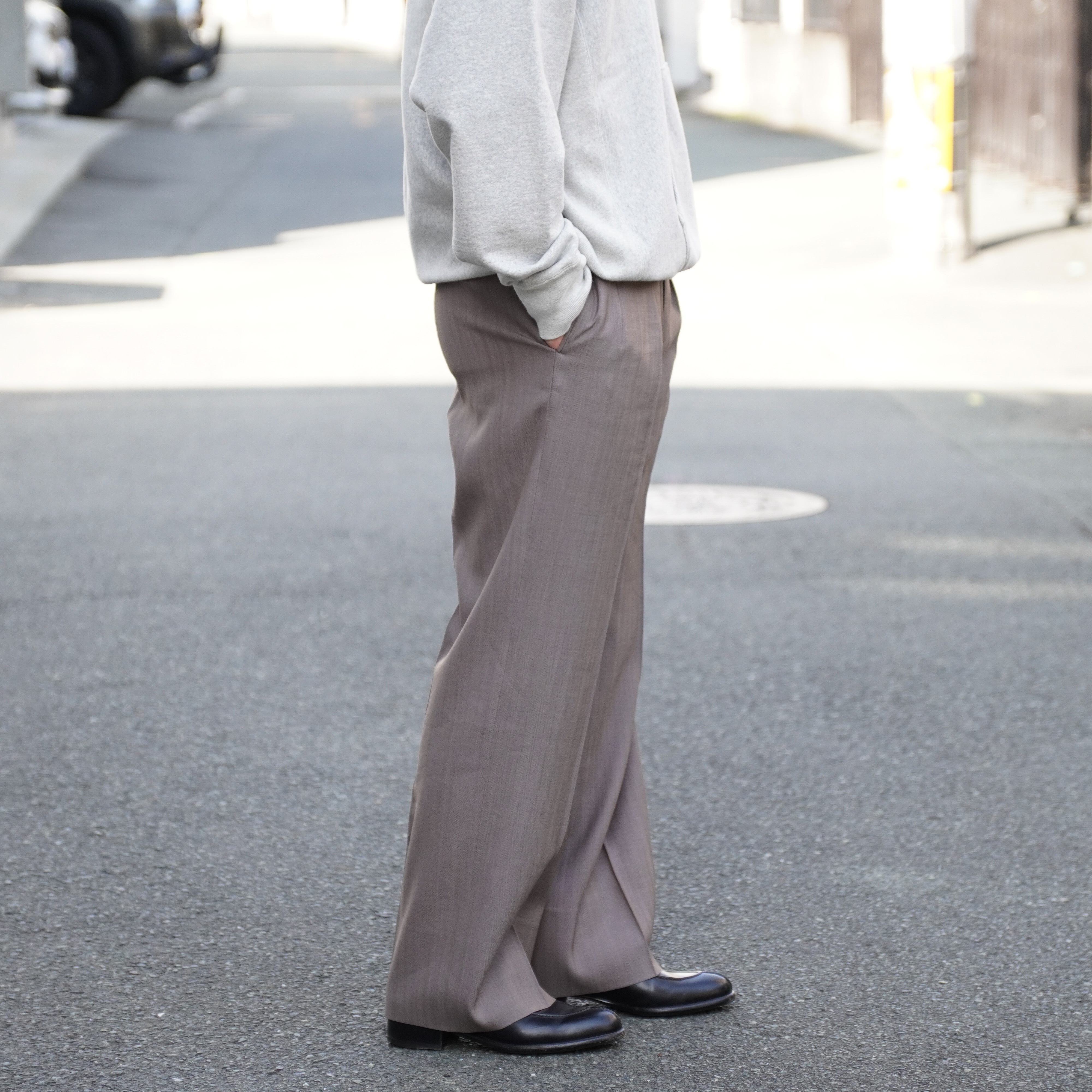 �y26SS�zMAATEE&SONS(�}�[�e�B�[�A���h�T���Y)/ �i��SLACKS TYPE2 -CGRAY- #MT6103-0203A(2)