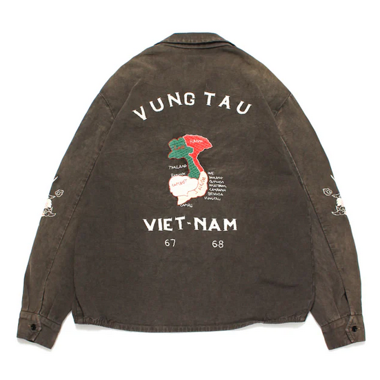 �y26SS�zBOWWOW(�o�E���E) / VIETNAM JACKET AGED -BLACK- #BW261-VJ(2)